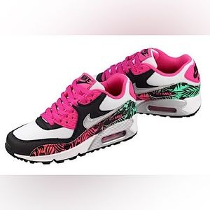 Nike Air Max 90 Print GS Training Shoes Size 8